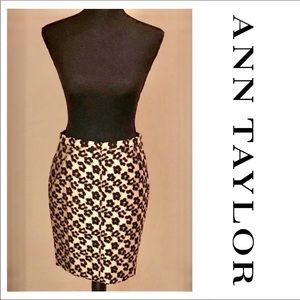 Ann Taylor Leopard Skirt